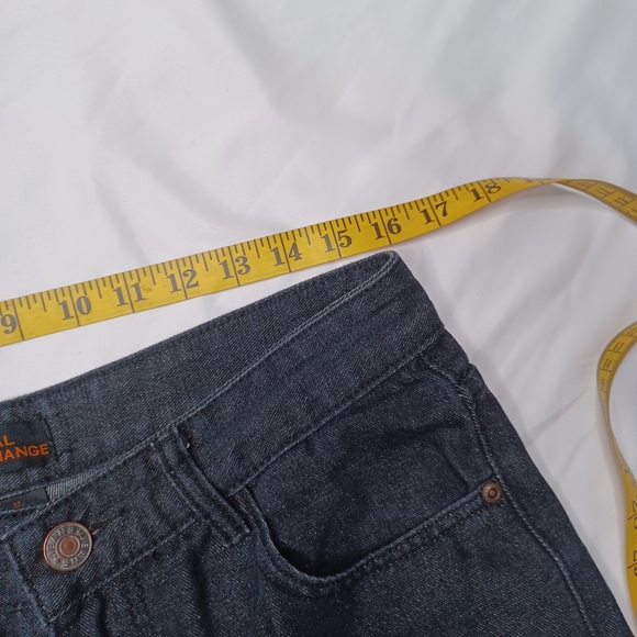 Regal Exchange Men's Size 32 Black Straight Leg Denim Moto Jean's - Picture 4 of 12